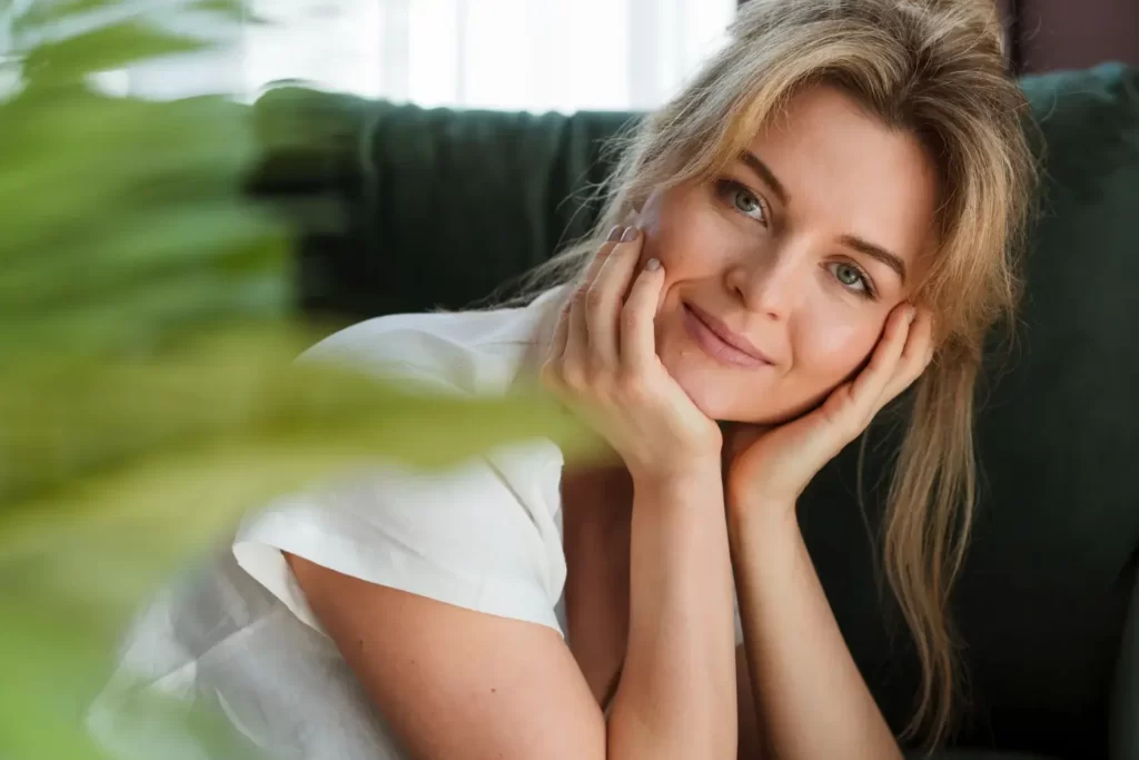 blonde woman