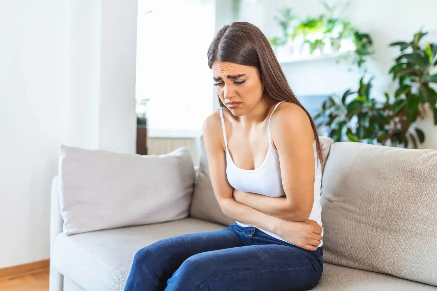 woman acid reflux