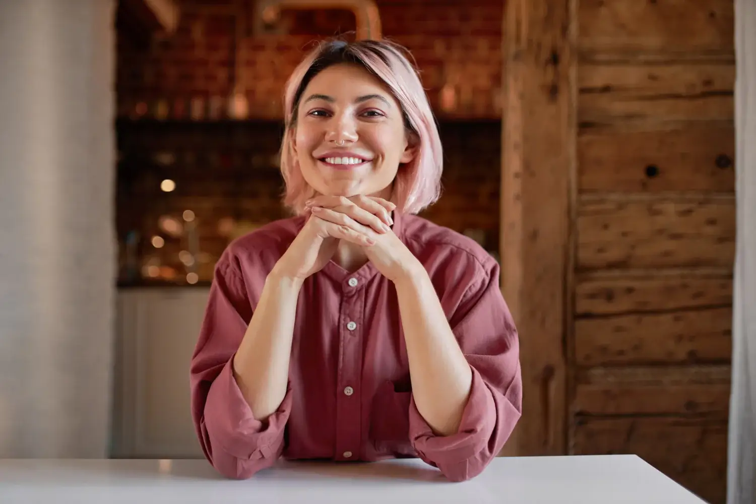 happy woman