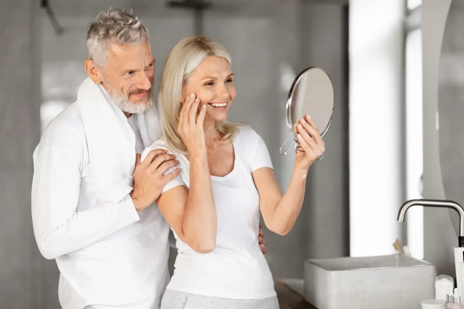 mid-age couple